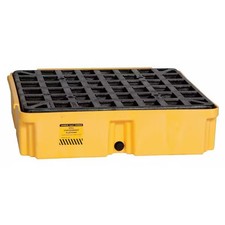 Drum Spill Containment Platform, for (1) Drum, 15 Gallon Spill Capacity, 2000 lb