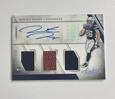 2016 Panini Absolute - Hunter Henry - 3 Patch Auto RC #210 (AU, SP) /499