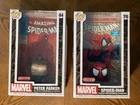 2 Funko Pop Comic Covers Spider-Man Collectible Figurines #64 & #70   D2