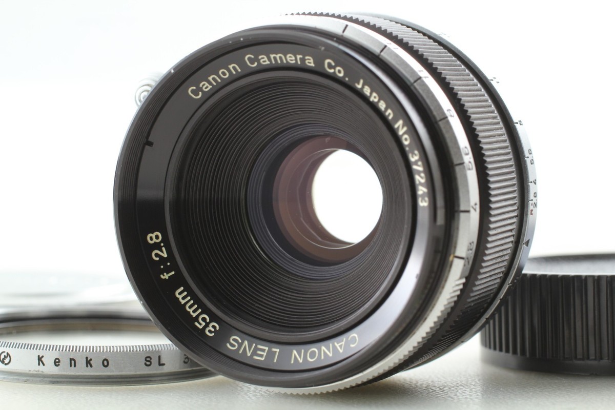Near MINT+++] Canon 35mm f/2.8 Lens L39 LTM Leica Screw Mount