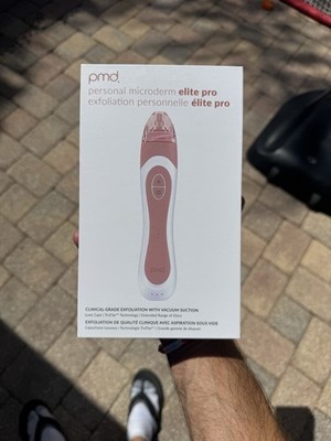 PMD Personal Microderm Elite Pro   Professional Facial Exfoliation Device Rose