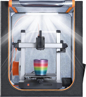 3D Printer Enclosure with LED Light, Compatible with Anycubic Kobra 3 /Kobra 3 C