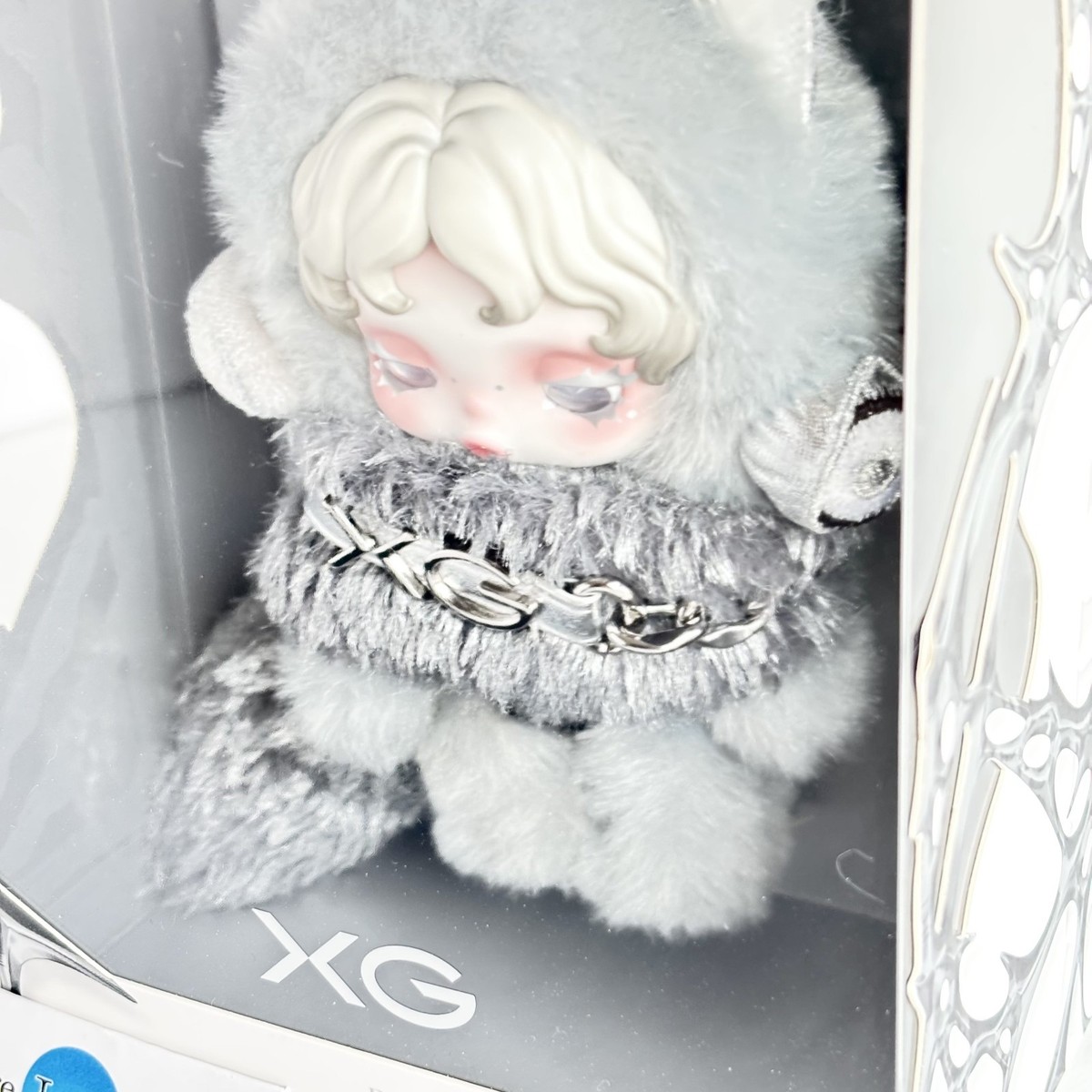 SKULLPANDA x XG Plush Doll Pendant POPMART Popup Alphaz NEW Japan