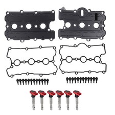 2pc Valve Cover & Coils Kit for Audi A6 A7 3.0T 2015-2018 06E103471S 06E905115