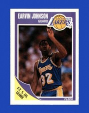 1989-90 Fleer Set-Break # 77 Magic Johnson NM-MT OR BETTER *GMCARDS*