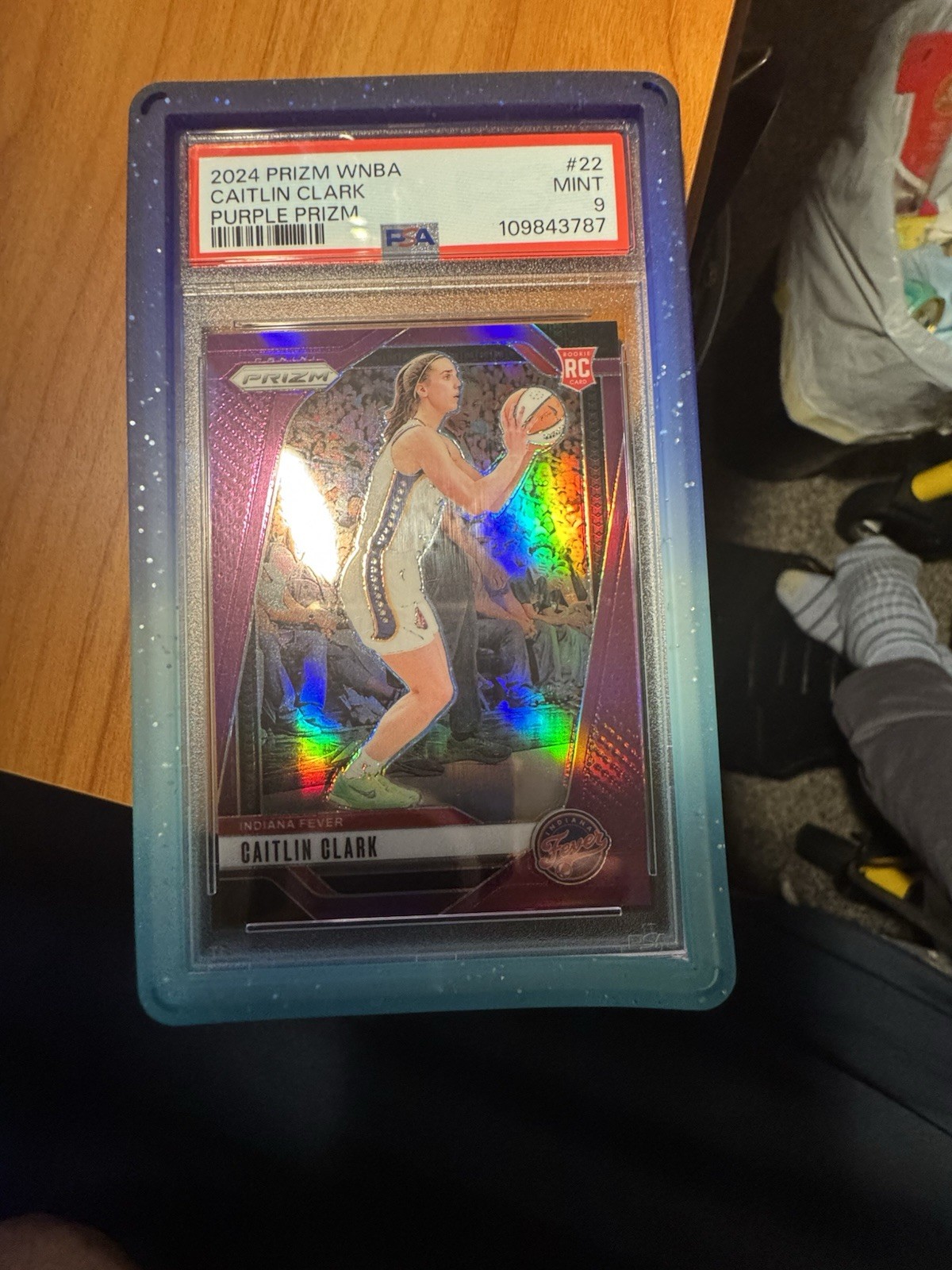 2024 Panini Prizm WNBA - Caitlin Clark #22 Purple Prizm /149 (RC)