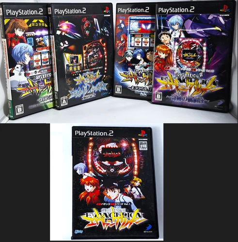 Neon Genesis Evangelion Pachinko Pachislot Vol 1 5 10 11 13 CR Neon 5 Game Set