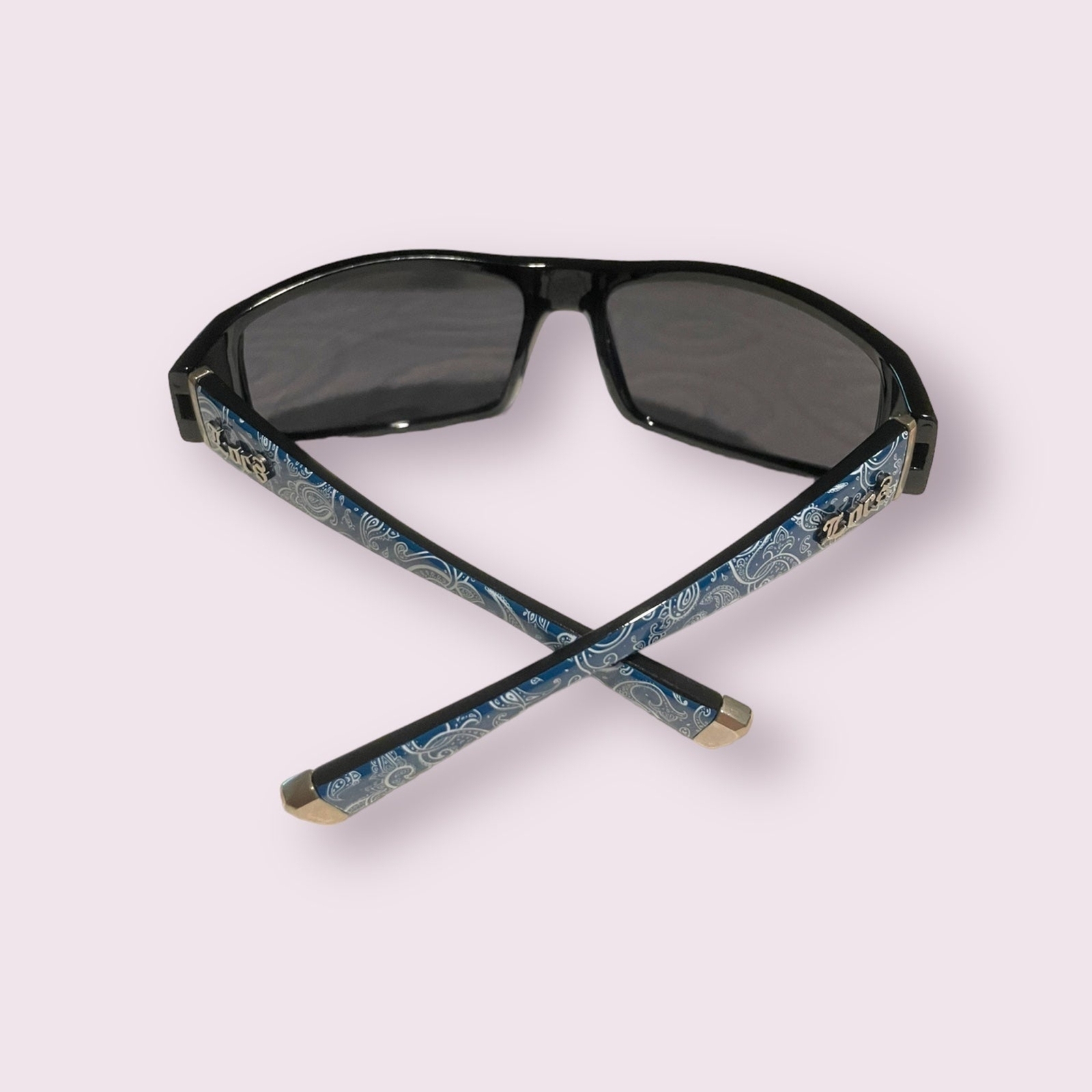 Locs Hardcore Shades Rectangular Blue Bandana Sun… - image 4