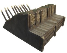 BRITAINS DIORAMA ACCESSORIES 17838 REDOUBT NO.10 STRAIGHT SECTION
