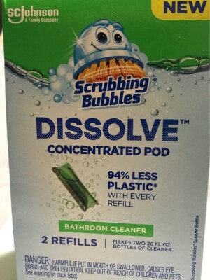 Scrubbing Bubbles Dissolve Concentrated Pod Bathroom Cleaner Refills (2-Pack)
