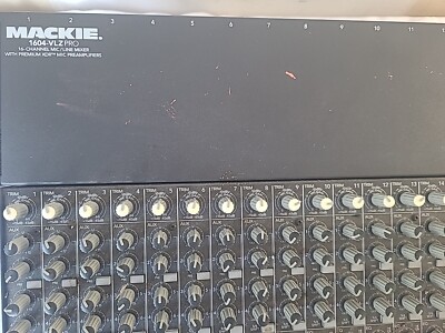 Mackie 1604-VLZ PRO 16 Channel Analog Mixer Completelytested(See