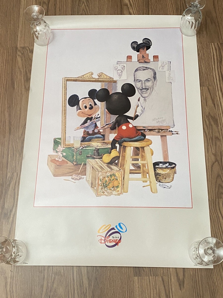 Mickey Mouse Self Portrait 24x36