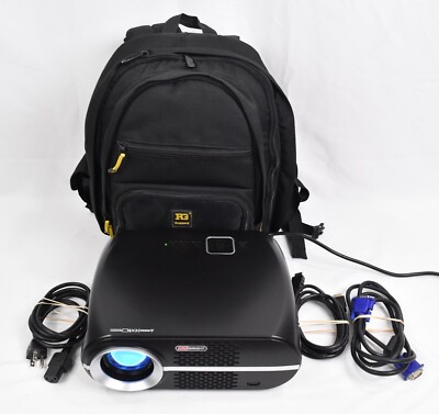 ViviBright GP100 LCD Projector 3500 Lumens w/ Rugged Brand Bag HDMI VGA