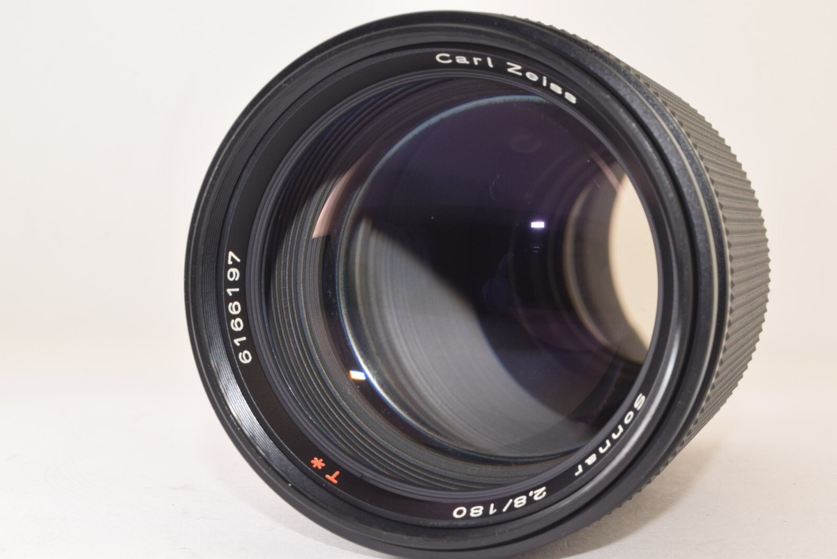 CONTAX Carl Zeiss Sonnar T* 180mm F/2.8 MF Lens AEG C/Y From