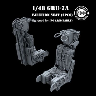 MCC 4808 1/48 GRU-7A Ejection Seat For F-14A/B(Early) (2pcs)