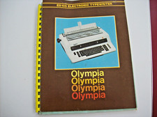 OLYMPIA ES105 TYPEWRITER INSTRUCTION MANUAL thumbnail