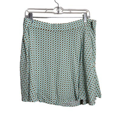 So Skirt Juniors XL Colorful Lightweight Mini Checkered Preppy Flowy Casual