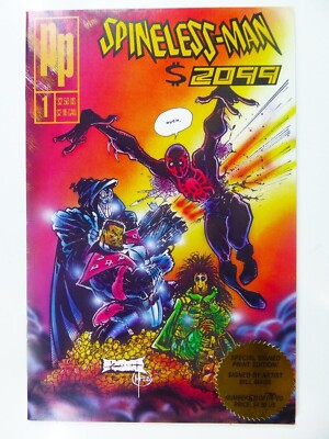 Parody Press SPINELESS MAN 2099 #1 SIGNED Bill Maus #511/700 (NM
