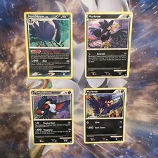 Honchkrow & Murkrow Vintage Rare/Uncommon 4 Card Set Undaunted (2010) NM