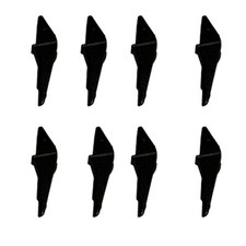 8 PK Skidsteer Bucket Weld On Flushmount Shanks ,Adapter 23 & 230 Teeth - 2300FL