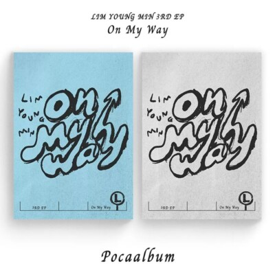 LIM YOUNG MIN [ON MY WAY] 3rd EP Album POCA Ver./QR+Stand+2 Foto Karte+2 Sticker