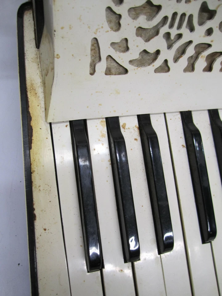 Acordeón de piano de colección c1930 Wurlitzer patente 1984079A 120 teclas de bajo y estuche como está Foto 4 de 4