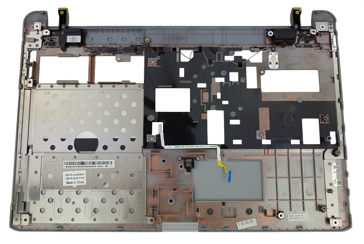 Coffret Plastique Complet Pour Acer Aspire 5810TG/5810TZ/5410 - Gris - Occasion Fonctionnel