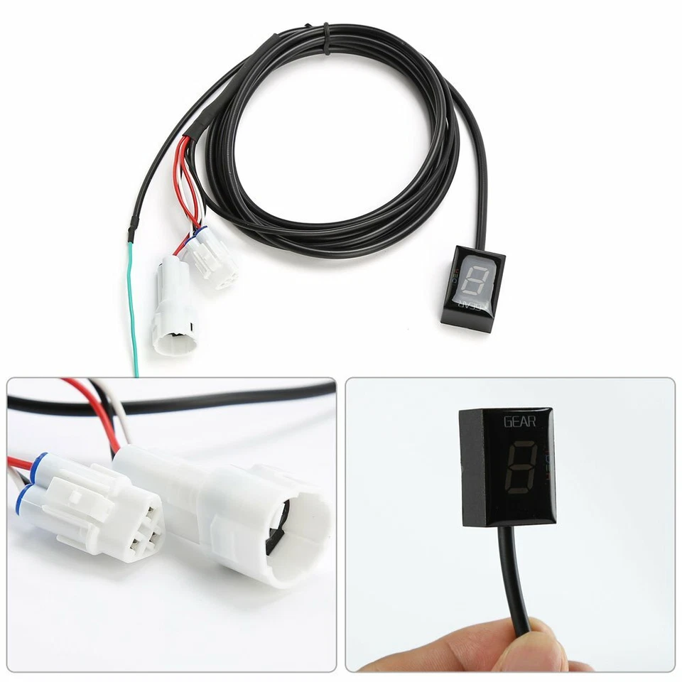 Indicador de engranaje LED rojo para KTM 690 Duke 950 990 SM 1190 RC8 SuperDuke Foto 4 de 4