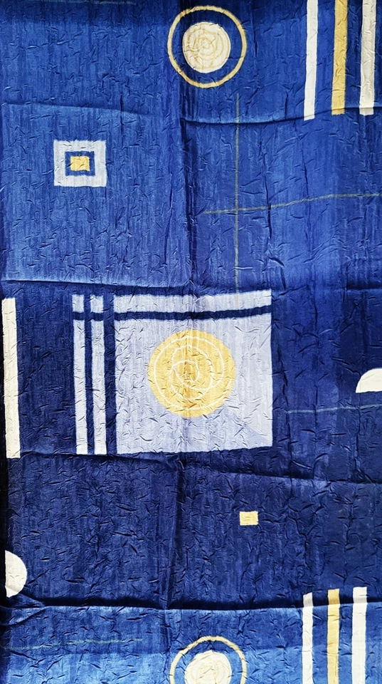 Restos brillantes AZUL ITALIANO 2 ps. Cada TALLA 18" x 2yd.18" = 5yd. LONGITUD Foto 2 de 4