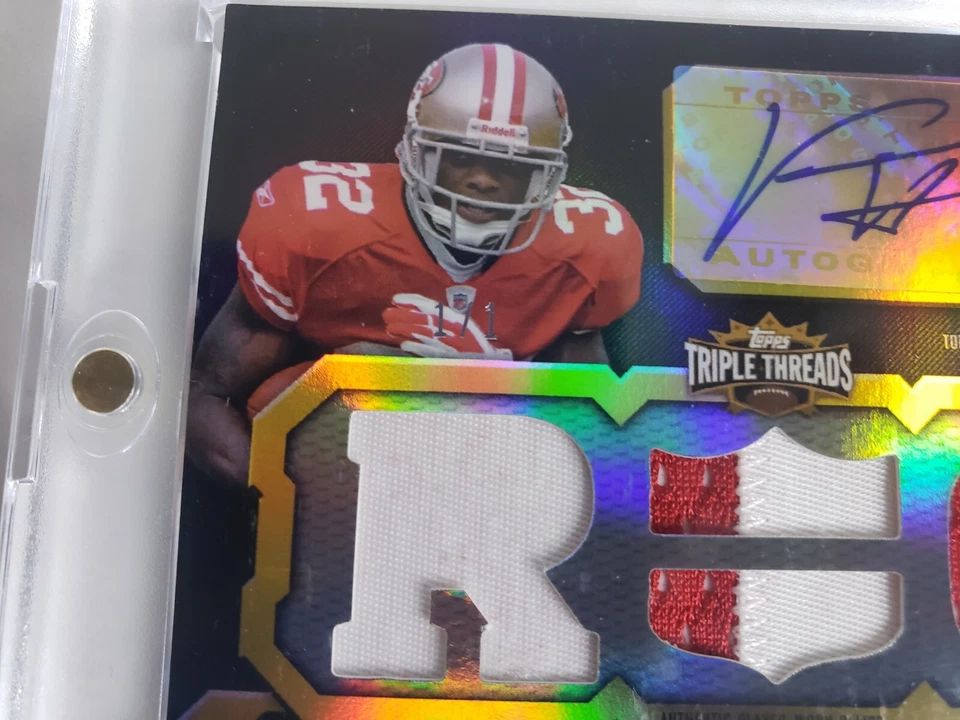 2011 Topps Triple Threads Kendall Hunter Rookie #112 LOT OF 8 Auto RC Cards NFL - Image 3 of 4