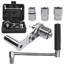1/2" Torsional Torque Multiplier Wrench Lug Nut Remover 17 19 21 Tire Change