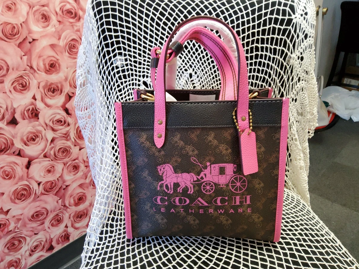 Coach field tote 22 petunia Clearance