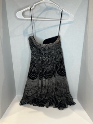 express mini dress Express Mini Dress Womens Off Shoulder Fit & Flare Velvet Black XL NWT