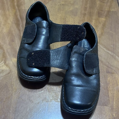 Josef Seibel Theresa Black Leather Monk Strap Oxford Women’s Shoes EU 37 US 6.5 - Picture 10 of 13