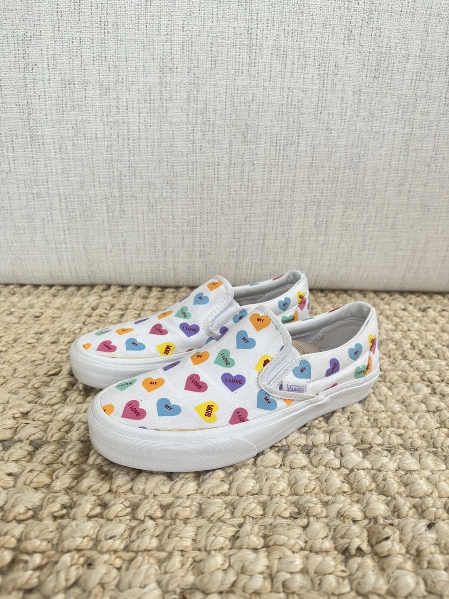 Vans valentine cheap slip on