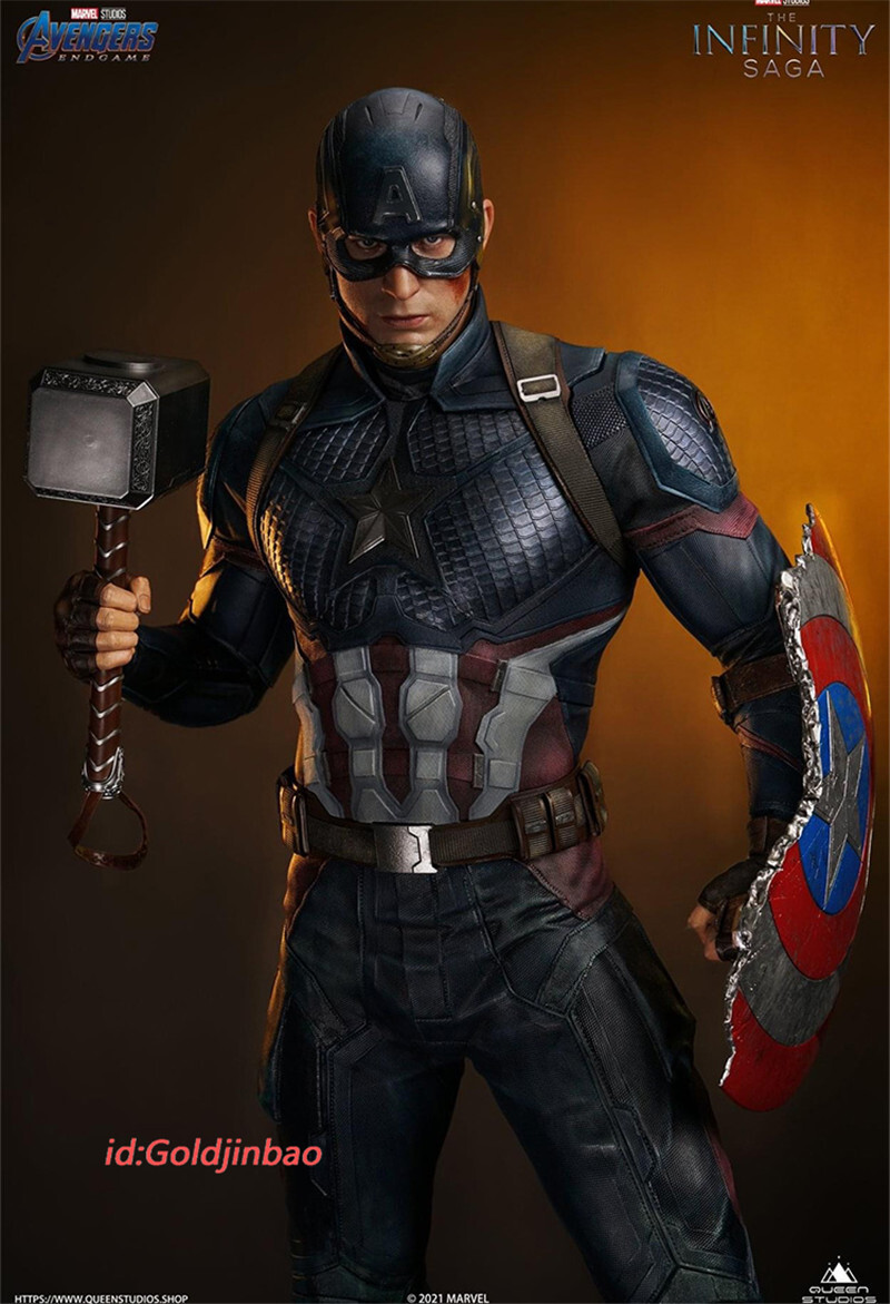 Queen Studio Captain America 1/2 Scale Resin Model Painted Statue