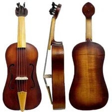 Copy of medieval Fiddle hand made 5 strings 15 3/4" vielle.good sound 15629