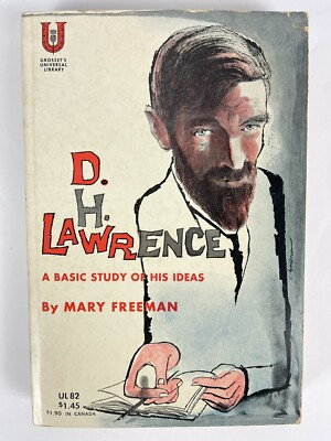 D.H. Lawrence A Basic Study of His Ideas, Mary Freeman, 1955 paperback FREE SHIP