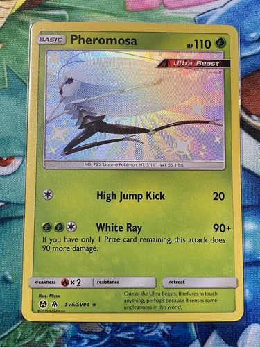 Pheromosa SV5/SV94 Pokemon Hidden Fates Sun & Moon Shiny Vault | Holo Card NM!