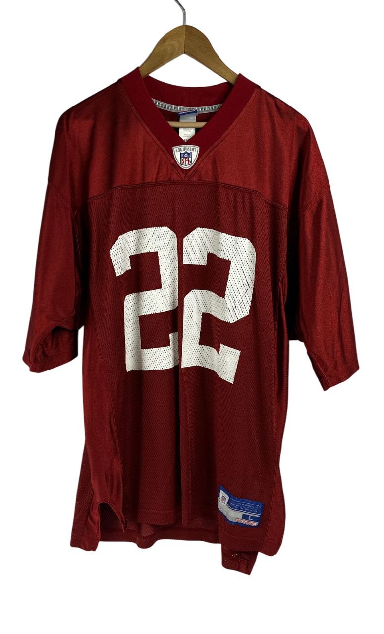 Nfl Reebok Az Cardinals. E. Smith #22 Red Jersey Size L.