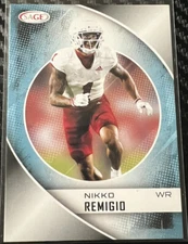 2023 SAGE Low Series Black Nikko Remigio #69 Kansas City Chiefs