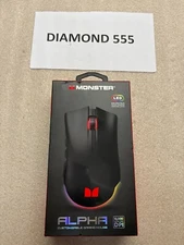 Monster Alpha 9.0 RGB Wired Customizable Gaming Mouse & Programmable LED | 7806