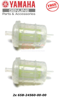 2x YAMAHA OEM Fuel Filter 65B-24560-00-00 1996-2000 LS 2000 Exciter 135 270 220