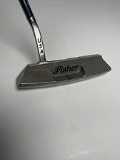 Fisher Touch Putter RH 35β Steel Shaft Yellow Golf Pride Grip USA πΊπΈ Made