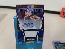 2020 Panini Prizm Draft Picks Thunderstruck Blue prizm /60 Nick Yorke Auto T9747
