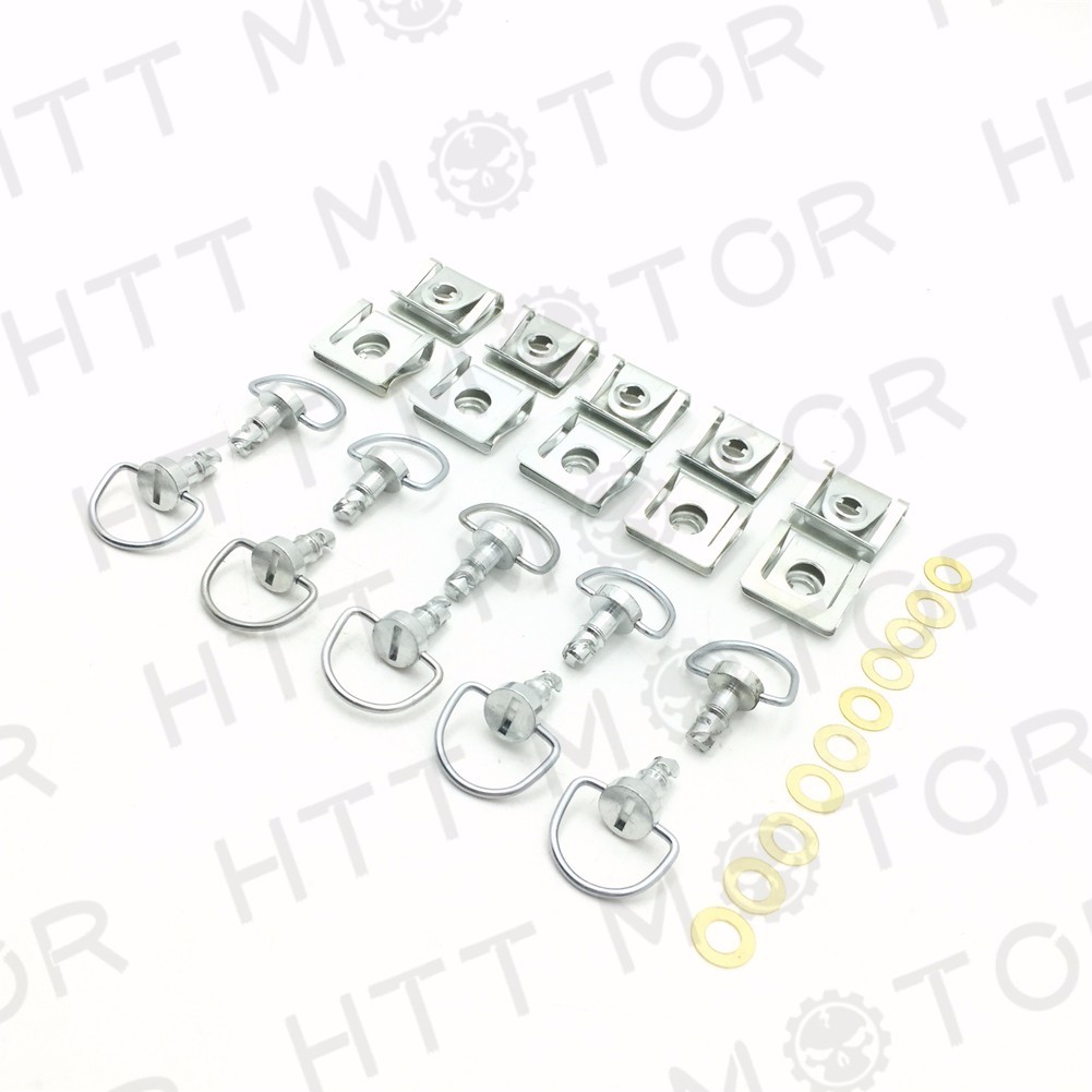 DZUS Quarter Turn Quick Release Fairing Fasteners 15mm D Ring Bolts