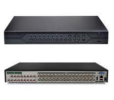 DVR 32 Canali Ibrido Videoroveglianza H.264 HDMI P2P Analogico con Telecomando