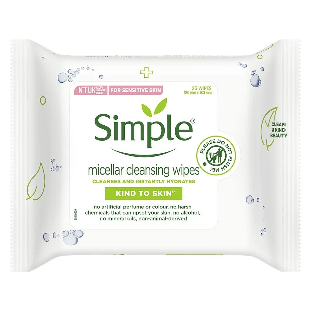 Simple cheap cleansing wipes