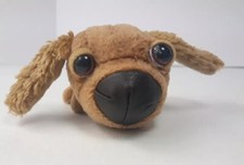 Vtg McDonalds The Dog Mini Plush Stuffed Animal Collar Big Eyes 3.5 Inch 2004