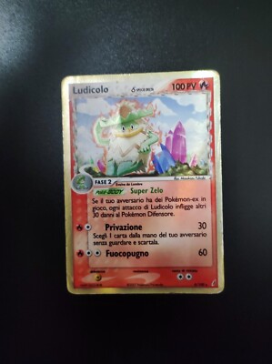 Pokemon Card Ludicolo Ex Guardiani dei Cristalli Holo 6/100 Ita Rara | eBay